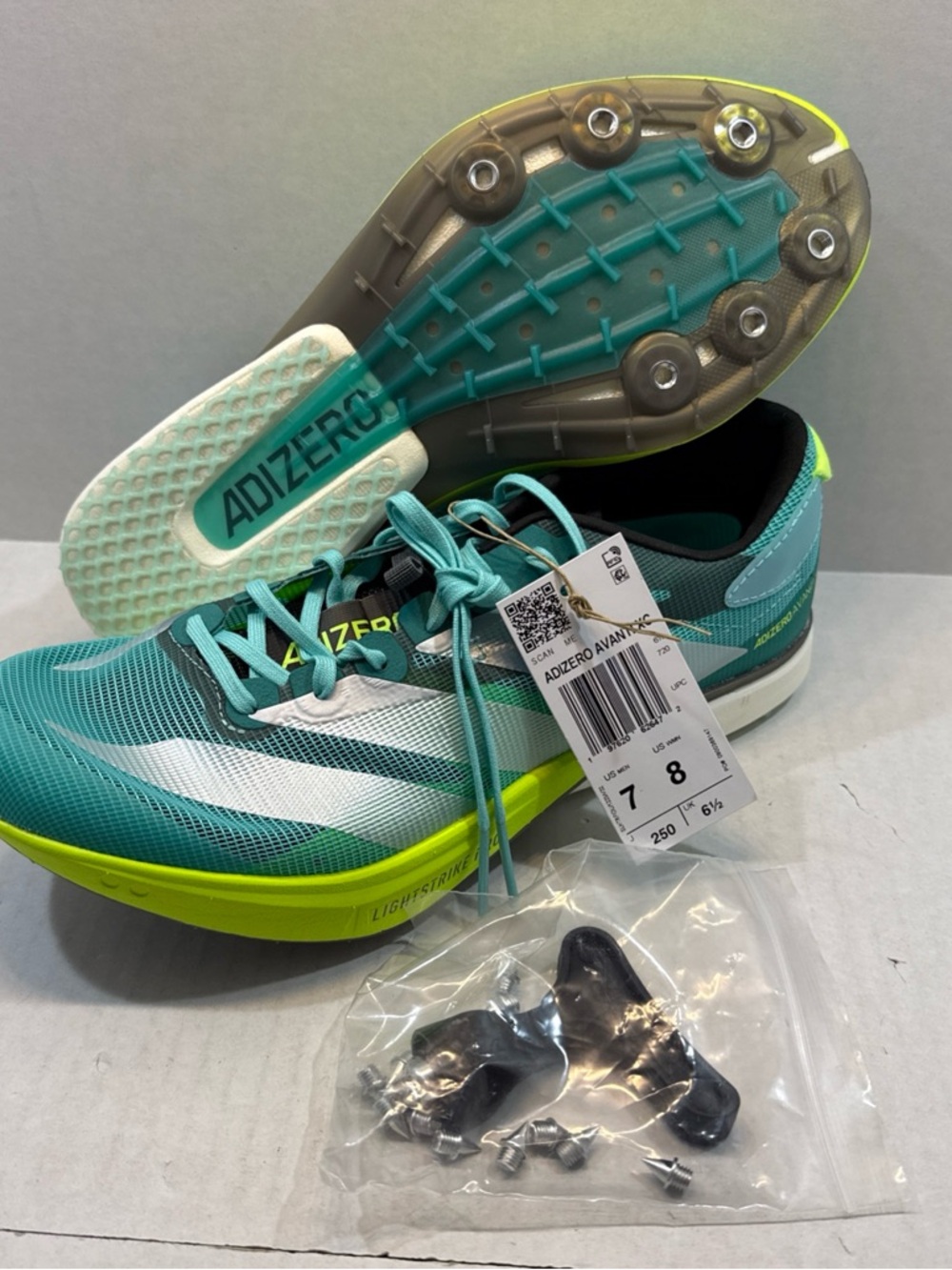 Adidas Adizero Avanti Xc Aqua Zero Metallic Spike Men’s Size 7